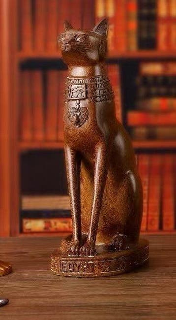 sculptuur, Egyptian Cat - 30 cm - Hars