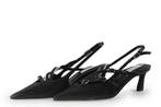 Steve Madden Slingbacks in maat 35½ Zwart, Kleding | Dames, Schoenen, Verzenden, Zwart, Steve Madden, Zo goed als nieuw