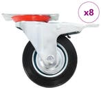 vidaXL 8 st Zwenkwielen 100 mm, Verzenden