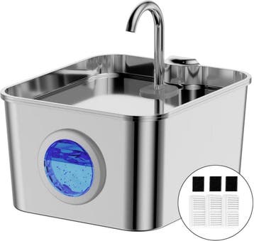 Drinkfontein Kat - Waterfontein Kat - Kattenfontein - 2,6L -, Verzenden, Nieuw