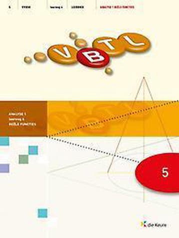 VBTL 5 - KathOndVla - leerboek analyse 1: reële functies LW4, Boeken, Verzenden, Zo goed als nieuw, Filip Geeurickx