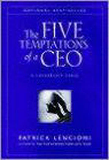 The Five Temptations Of A Ceo 9780787944339, Verzenden, Patrick M Lencioni