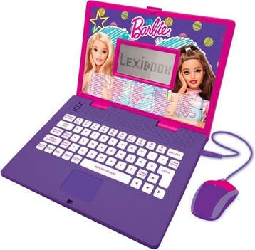 Barbie tweetalige educatieve laptop - 124 activiteiten in, Verzenden, Nieuw