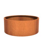 Cortenstaal plantenbak Ø150x60cm - Met bodem, Tuin en Terras, 100 cm of meer, Rond, Nieuw, Metaal