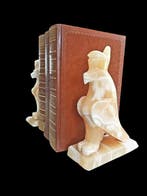 Boekensteunen - Onyx - Gestileerde adelaar, Antiquités & Art
