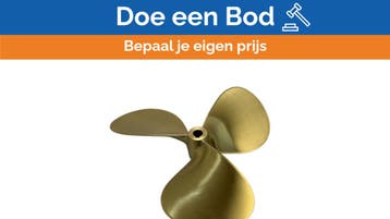 Bieden: Michigan Propellers 3-Blade Brass Propeller GL352 R, Ophalen of Verzenden