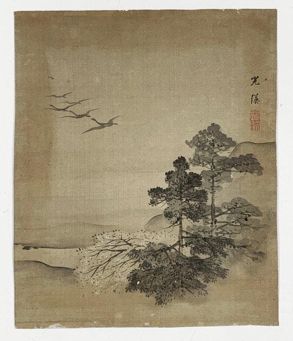 Shgan Sansui-zu () - Kei () - Japan - Late Edo, Antiek en Kunst, Antiek | Overige Antiek