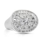 Ring - 18 karaat Witgoud - 2.46ct. tw. Diamant (Natuurlijk)