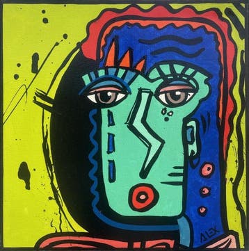 Alex - Absurdinaire N°9, Antiek en Kunst, Kunst | Schilderijen | Modern