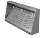 RVS Afzuigkap, wandmodel, B160 x D110 x  H55cm, zonder motor, Nieuw in verpakking