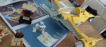 Lego Set - Star Wars - 7141 - Naboo fighter / 7669 - Anakins, Nieuw