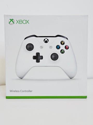 Microsoft - Xbox One - White Wireless Controller - Videogame, Nieuw