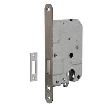 Woningbouw cilinder kastslot geborsteld rvs 55 mm - voor..., Ophalen of Verzenden, Nieuw, Slot