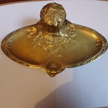 Susse - Encrier - Bronze (doré/argenté/patiné/peint à froid)