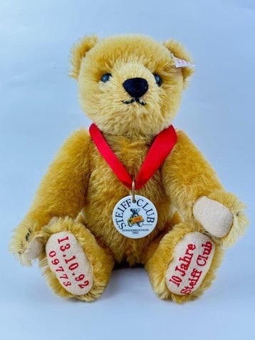 Steiff - Speelgoed Rare Steiff Club 10 Years Limited Edition