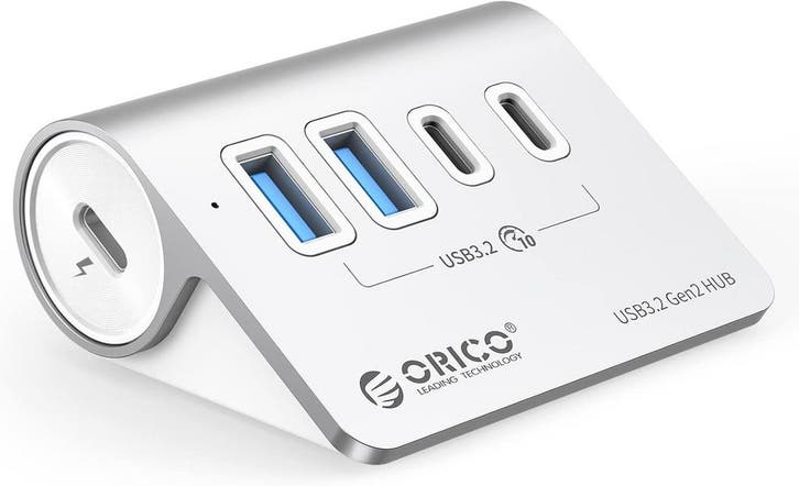 USB Hub 3.2 Aluminium | Retour deal | Sla je slag, Computers en Software, Dockingstations, Zo goed als nieuw, USB-hub, Verzenden