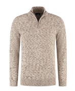 2dekans | Boston Brothers Twisted Half Zip Pullover - Sand -, Ophalen of Verzenden, Nieuw