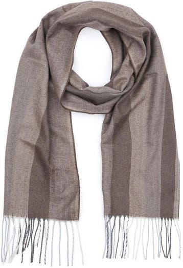 Suitable Sjaal Softfeel Herringbone Bruin maat  Heren, Kleding | Heren, Mutsen, Sjaals en Handschoenen, Verzenden, Nieuw, Suitable