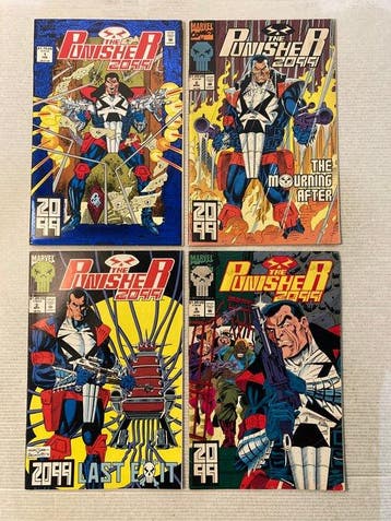 The Punisher 2099 & War Zone. 23 Comics in range # 1 to 30 +, Boeken, Nieuw