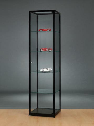 *TIP*  Luxe vitrinekast zwart 50 cm, Ophalen of Verzenden