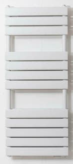 Sanifun handdoekradiator Andreas 1200 x 500 Wit Dubbele, Doe-het-zelf en Bouw, Verwarming en Radiatoren, Radiator, Nieuw, Minder dan 60 cm