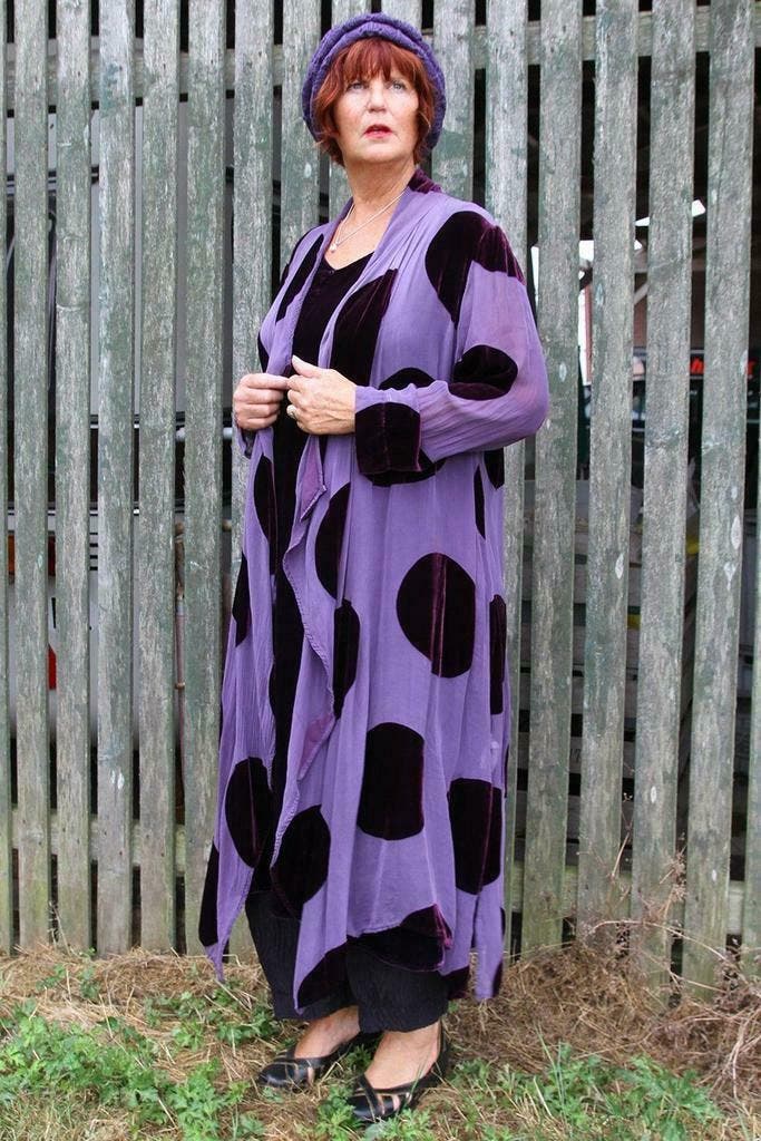 Vest Grizas velour ausbrenner stip maat 46/48/50, Kleding | Dames, Truien en Vesten, Verzenden