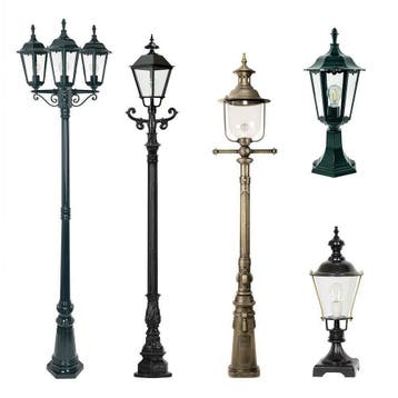 Staande Buitenlantaarn Tuinlantaarn Lantaarnpaal Buitenlamp, Bewegingssensor, Verzenden, Minder dan 50 watt, Staande lamp