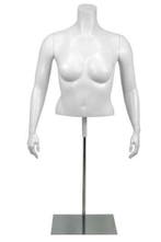 *TIP*  Buste XXL vrouw wit op poot 3/4 model Y380, Ophalen of Verzenden