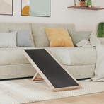 vidaXL Hondenloopplank 100x40 cm massief vurenhout grijs, Verzenden, Nieuw