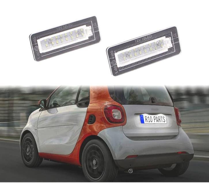 ÉCLAIRAGE PLAQUE D´IMMATRICULATION POUR SMART FORTWO LED, Autos : Pièces & Accessoires, Éclairage, Envoi