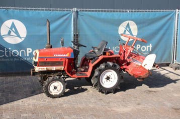Veiling: Minitractor Yanmar F14D Diesel 14pk met grondfrees, Articles professionnels, Agriculture | Tracteurs, Ophalen