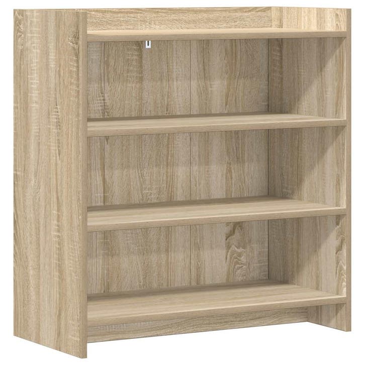vidaXL Dressoir Sonoma Eiken 75 x 36 x 80 cm Bewerkt hout, Huis en Inrichting, Kasten | Dressoirs, Nieuw, Verzenden