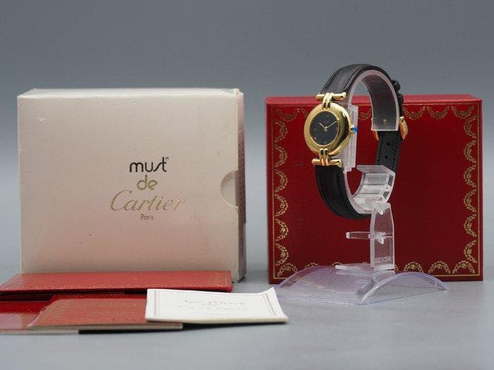 Cartier - Must de Cartier Colisée Vermeil - Zonder, Handtassen en Accessoires, Horloges | Heren
