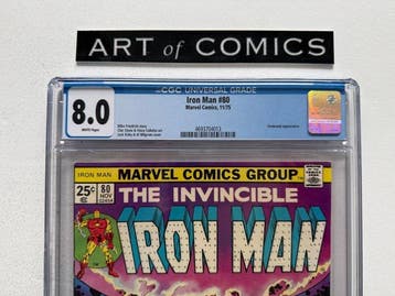 Iron Man #80 - Firebrand appearance - CGC 8.0 - 1 Graded, Nieuw