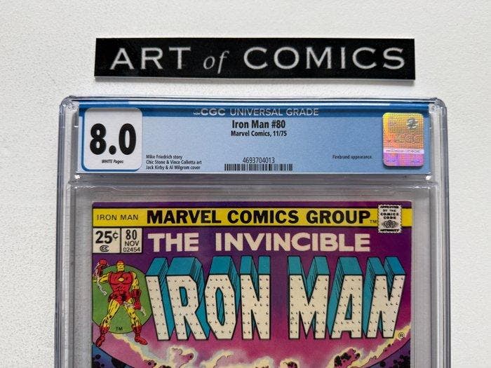 Iron Man #80 - Firebrand appearance - CGC 8.0 - 1 Graded, Boeken, Strips | Comics