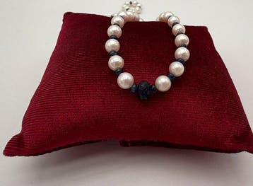 Sans prix de réserve - Collier - 18 carats Or blanc Perle -
