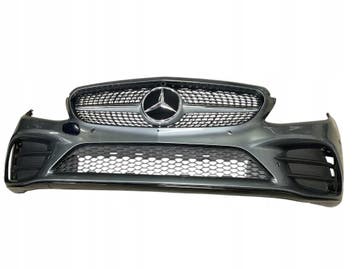 Voorbumper Mercedes C-Klasse W205 AMG met grille en steunen, Auto-onderdelen, Verzenden, Gebruikt