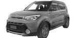 Kia Soul 2014-2017 H7+LED Zwart Koplamp Links (Koplampen), Verzenden, Nieuw