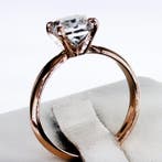 Zonder minimumprijs - Verlovingsring - 14 karaat Roségoud -