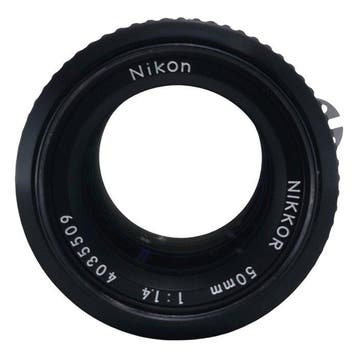 Nikon Ai Nikkor 50mm F1.4 Prime lens, Nieuw