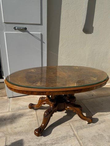 Salontafel - Walnoot - Victorienne