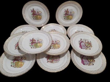 Moulin des Loups - Renoir - Tafelservies (28) - Porselein -