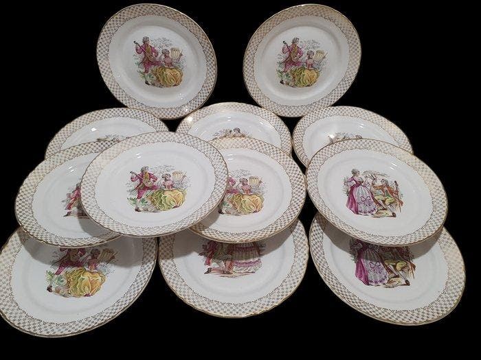 Moulin des Loups - Renoir - Tafelservies (28) - Porselein -, Antiek en Kunst, Antiek | Meubels | Tafels