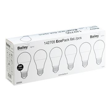 Lampe LED Bailey EcoPack - 142705 [6 pièces], Verzenden, Nieuw