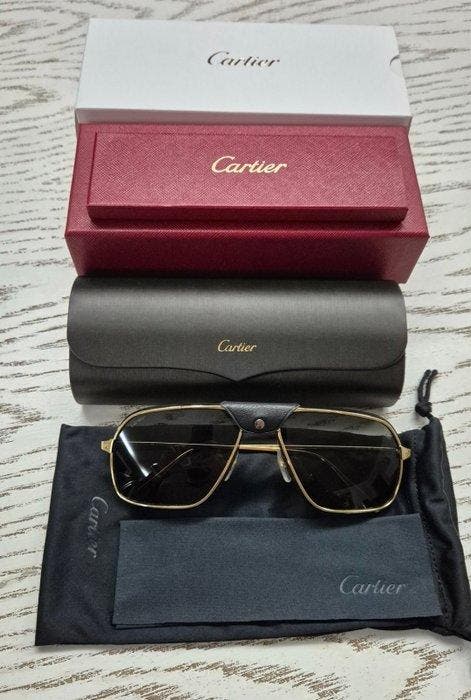 Cartier - CT02438 001 - Lunettes de soleil, Bijoux, Sacs & Beauté, Lunettes de Soleil & Lunettes | Femmes