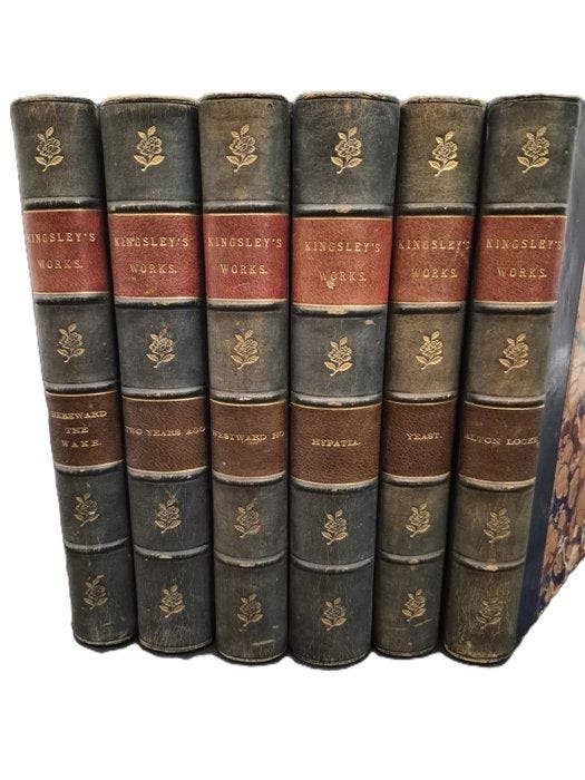 Charles Kingsley - Kingsleys Works (set of 6 volumes) -, Antiek en Kunst, Antiek | Boeken en Manuscripten