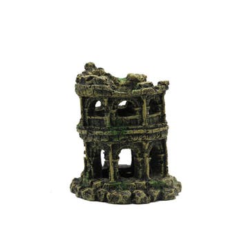 Ruïne van een toren OS-298 - aquarium decoratie, Ophalen of Verzenden