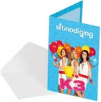 K3 Uitnodigingen 8st, Hobby en Vrije tijd, Feestartikelen, Verzenden, Nieuw