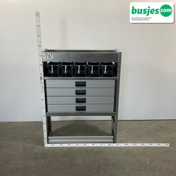 Aluca bedrijfswageninrichting 890x320x1150mm (3167), Verzenden