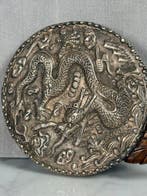 Handspiegel - Zilver - Handgesneden spiegel